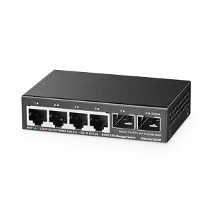 Binardat 4�|�[�g2.5G�E�F�u�}�l�[�W�h�X�C�b�`�A2x10G SFP+�X���b�g�A���~�j�T�C�Y�A�T�|�[�gTRUNK/LACP/VLAN/