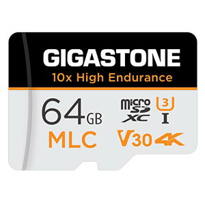 �yMLC 10x���ϋv�zGigastone MLC �}�C�N��sd�J�[�h 64GB ���ϋv 4K UHD �r�f�I�B�e �h�ƃJ���� �h���C�u���R�[�_
