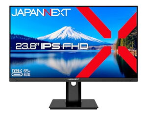 JAPANNEXT 23.8�C���` IPS�p�l������ �t��HD(1920x1080)�𑜓x �t�����j�^�[ JN-IPS238FHDR-C65W-