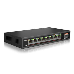 FOXNEO 2.5gbps �X�C�b�`���O�n�u 9�|�[�g�i8x2.5G RJ45��1x10G SFP+�j���ځA�l��ƒ�����̃X�C�b�`���O�n�u