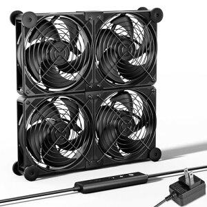 upHere ���t�@��12cm AC�d�� 4�A��p�t�@�� �~�j�����@ ��@ PC ���͗�p�N�[���[ DC12V 5�i�K���ʒ��� �É� ���p�r