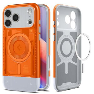 Spigen �y�n��18�N�̋Z�p�́z iPhone 17 Pro �P�[�X MagSafe�Ή� �}�O�l�b�g���� �ČRMIL�K�i �N���V�b�N�EC1�E