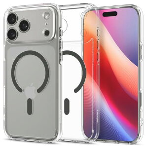 Spigen �y�n��18�N�̋Z�p�́z iPhone 17 Pro �P�[�X MagSafe�Ή� �N���A ���� �X�g���b�v�z�[�� �ČRMIL�K�i �E