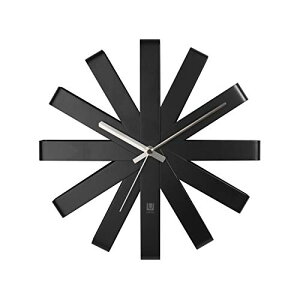 umbra RIBBON WALL CLOCK(���{�� �E�H�[���N���b�N) �u���b�N 2118070-040