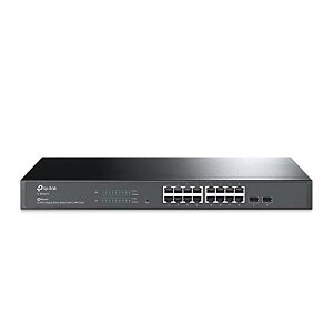 TP-Link JetStream 16�|�[�g �M�K�r�b�g�X�}�[�g�X�C�b�` �i2 SFP�X���b�g���ځjTL-SG2218(UN)