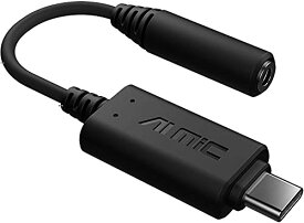 ASUS AIノイズキャンセルマイクアダプター ASUS AI NC MIC ADAPTER/USB-A ヘッドセットマイクのパフォーマンス向上