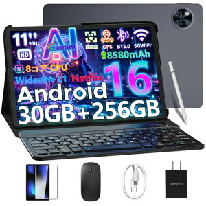 �yAndroid16 �Z�b�g�� ���o��zDOOGEE U11PRO 11�C���` �A���h���C�h 16 �^�u���b�g �A30GB+256GB+2TB