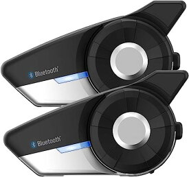 Sena 20S EVO オートバイ用 Bluetooth 4.1 通信システム 先進的インターコム HDオーディオ ヘッドセット シャークフィ