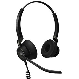 Jabra Engage 50有線ヘッドセット ステレオ - 電話用ヘッドセット 3マイクシステム付き バックグラウンドノイズを遮断 エージェン