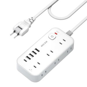 �����R�[�h 3m �d���^�b�v �R���Z���g�^�b�v �^�R���z�� Mscien 6��AC�� 4usb-a 1usb-c �X�C�b�`�t�� ���K�[�h �d���R