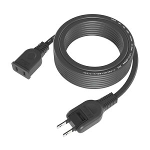 AKIRARI �����R�[�h 5m �d���^�b�v 1�� �y�f���ɋ����z �ϊ� �ϔM �u���b�N 15A 1500W ��d�핢 �����P�[�u�� �d������