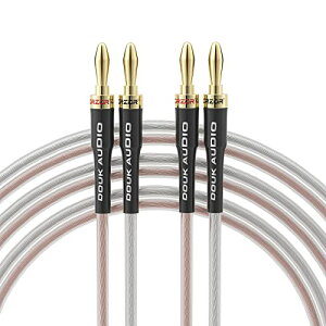 Douk Audio 14AWG ���������b�L�o�i�i�P�[�u�� �X�s�[�J�[���C���[ �����b�L�v���O ����ڑ� ���X���X�`�B (1M 2�o�i�iTO