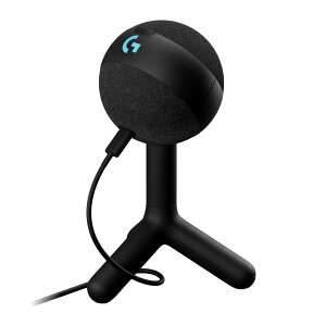 Logicool G �Q�[�~���O�}�C�N YETI ORB �R���f���T�[�}�C�N G-YETI-ORB-BK �X�g���[�~���O�z�M �m�C�Y�y�� RGB