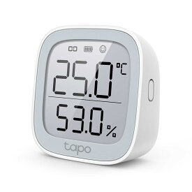 TP-Link Tapo スマートホーム コンパクト 電子ペーパー 大型画面 温湿度計 温度計 湿度計 スイス 高精度 温度 湿度 アラーム T