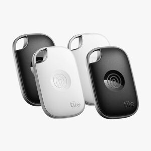 Life360 Tile Pro �d�r������/�n�C�X�y�b�N���f�� �u���b�N���z���C�g 4�p�b�N/�X�}�[�g�g���b�J�[/�X�}�[�g�^�O/�����h�~�^�O