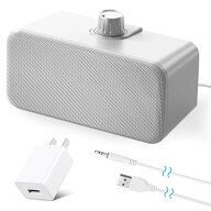 手元スピーカー テレビ用 高齢者向け 有線接続 (電源アダプタ付き)【はっきり音声/耳元で聴ける/小音量で…