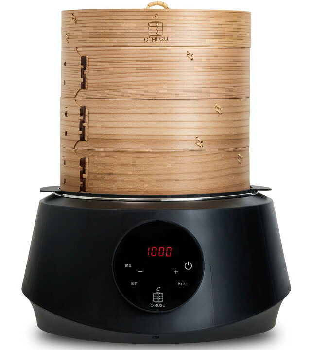 楽天市場】Ocrasi せいろ 蒸し器 電気 21cm 便利なタッチパネル 6段階  