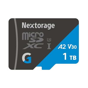 Nextorage �l�N�X�g���[�W �������[�J�[ 1TB microSDXC UHS-I U3 V30 A2 �������[�J�[�h G�V���[�Y Swi