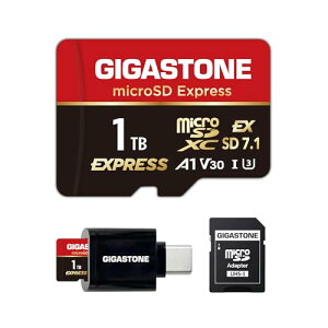�ySwitch 2 ��p�݌v�zGIGASTONE microSD Express microSD�J�[�h 1TB SD7.1 �ǂݎ�葬�x/������