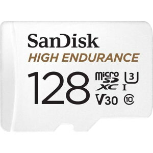 SanDisk ���ϋv �h���C�u���R�[�_�[ �A�N�V�����J�����Ή� microSDXC 128GB SDSQQNR-128G �T���f�B�X�N �C�O�p