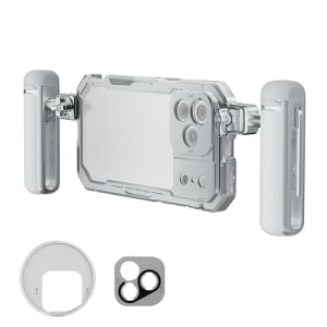 NEEWER �X�}�z�P�[�W�L�b�g iPhone 17 Pro Max�Ή� �r�f�I���O�X�^�r���C�U�[�A�N�Z�T���[ 67mm�t�B���^�[�����O/17m