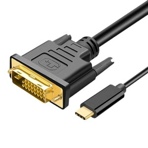 SZSL USB Type-C DVI �ϊ� �P�[�u�� 1.8m�y 1080p (1920×1080�^4K60Hz)�z�݊� USB C - DV