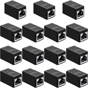 YUWENW RJ45 �����R�l�N�^ Lan�P�[�u�� 10���� �R���p�N�g �M�K�r�b�g �l�b�g���[�N �v���O CAT5/CAT6/Cat7 ��