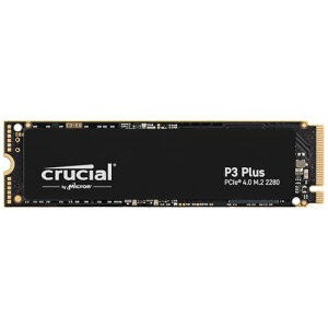 Crucial P3 Plus 2TB PCIe Gen4 3D NAND NVMe M.2 SSD �ő�5000MB/�b - CT2000P3