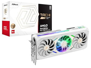 ASRock �O���t�B�b�N�{�[�hTaichi RX 9070 XT 16G AMD Radeon RX9070XT TC White OC LC