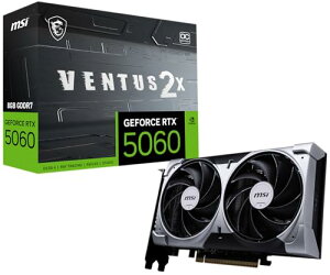 MSI GeForce RTX 5060 8G VENTUS 2X OC �O���t�B�b�N�X�{�[�h VD9187