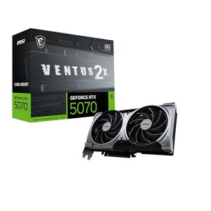 MSI GeForce RTX 5070 12G VENTUS 2X OC �O���t�B�b�N�X�{�[�h VD9071