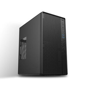 MAQUY Micro ATX PC�P�[�X �~�j�^���[ SPCC 0.8mm�|�� �t�@����t�� ���^�f�X�N�g�b�v MATX/ITX�Ή� �z�[���I