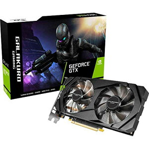 ���l�u�� NVIDIA GeForce GTX 1660 ���� �O���t�B�b�N�{�[�h 6GB �f���A���t�@�� GALAKURO GAMING�V���[