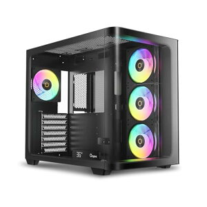 Iota C70 BK Curve ARGB Digital�~�b�h�^���[ATX�Q�[�~���OPC�P�[�X�A270°�Ȗʃp�m���}�r���[�A���A���^�C�����x