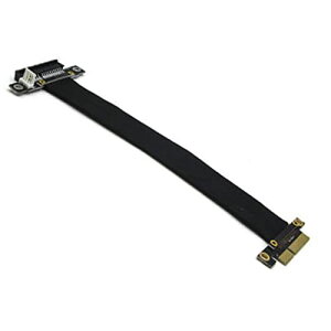 10Gtek PCIE 3.0 �����P�[�u�� 4X to 4X �I�X-���X �X�g���[�g to �X�g���[�g �G�N�X�e���_�[���C�U�[�P�[�u�� ���h