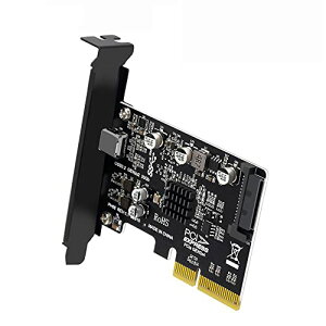 NFHK USB 3.2 Gen2 Type-C 20Gbps USB-C - PCI-E 4X Express�J�[�h�A�_�v�^�[ �f�X�N�g�b�v�}