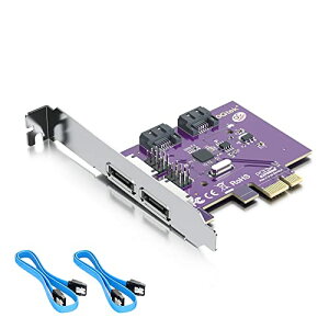 10Gtek PCI-E eSATA3.0 �g���J�[�h �A�_�v�^�[ �C���^�[�t�F�[�X�J�[�h ���݃{�[�h PCI Express 2�|�[�g 6Gb