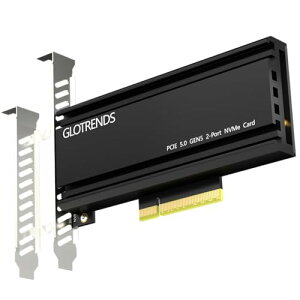 GLOTRENDS PA52L �f���A�� M.2 NVMe to PCIe 5.0 X8 �A�_�v�^�[�bPCIe �o�C�t�@�[�P�[�V�����s�v�bOS