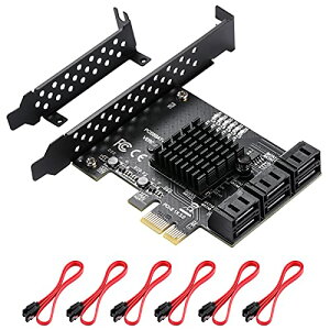 MZHOU PCI Express SATA3.0 ���݃{�[�h 6�|�[�gSATA�J�[�h 6Gbps PCI-E SATA 3.0 �q�[�g�V���N�t