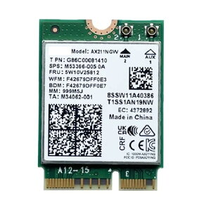 Laptopdiyparts �C���e�� Wi-Fi 6E AX211 AX211NGW CNVio2 2.4/5/6GHz (160MHz) 2