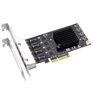 GLOTRENDS LE8445 4�|�[�g 2.5Gb PCIe �l�b�g���[�N�J�[�h�i�f�X�N�g�b�vPC�p�j�A2500/1000/100Mbps