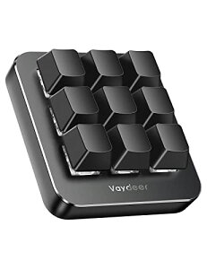 Vaydeer �v���O���}�u���L�[�{�[�h 9�L�[ �V���[�g�J�b�g�L�[�{�[�h �Q�[�~���O �Ў� �L�� ���J�j�J�� �L�[�{�[�h�}�N���\ �݊��� W