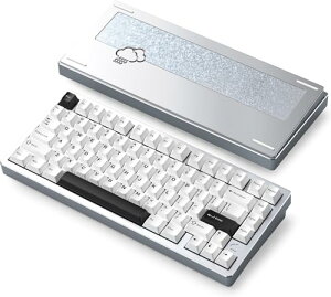 �yWOBKEY Rainy 75�L�[�{�[�h�z�J���̂悤�ȑŌ��� ���J�j�J���L�[�{�[�h 3WAY�ڑ� OS�݊��� �z�b�g�X���b�v��VIA�̑Ή� �J