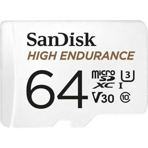 SanDisk ���ϋv �h���C�u���R�[�_�[ �A�N�V�����J�����Ή� microSDXC 64GB SDSQQNR-064G �T���f�B�X�N �C�O�p�b