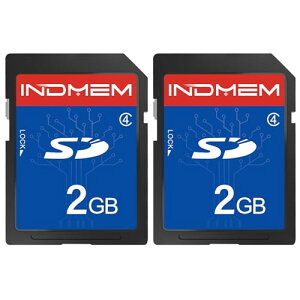 INDMEM SD�J�[�h 2GB Class4�Ή� SLC �t���b�V���������J�[�h �Z�L�����e�B�f�W�^���J�[�h (2GB 2��)