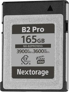 Nextorage ���{���[�J�[ CFexpress 4.0 TypeB 165GB VPG400 �ő�ǂݏo�����x3900MB/s �ő发����