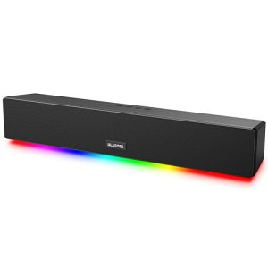 Bluedee PC�X�s�[�J�[ �Q�[�~���O�X�s�[�J�[ �X�e���I�T�E���h Bluetooth & AUX�ڑ� PC�T�E���h�o�[ 4�̃��C�g���[�h