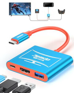 JEMDO Switch 2 �h�b�N�y�V�o��E21.1.0�Ή��z�������l�ɒ���TV�o�͂�TV�h�b�N 4K144Hz HDMI2.1 / NS2��