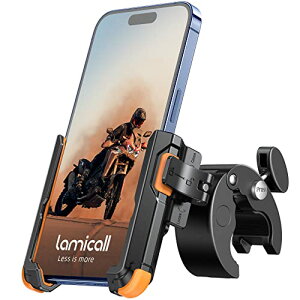 Lamicall �N�C�b�N��t ���]�� �X�}�z �z���_�[ : ���]�� �g�уz���_�[ ���[�h�o�C�N iphone bike mount �����h�~
