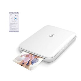 明誠 フォトプリンター スマホプリンター コンパクト ZINK印刷技術 ARフォト写真対応 多種フィルター Bluetooth接続 操作簡? U